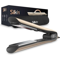 Silk'n SilkyStraight Hair Straightener with Infrared and Ion Technology, For Different Hair Textures and Conditions, Beige