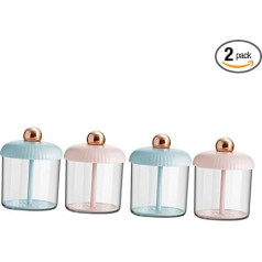 Healvian 2 Sets of Blower Opmasks, Pore Cleaner, Whip Bubble Maker, Face Tools for Skin Care, Bubble Maker, Skin Care, Face Wash Foam Maker, P.S, 2 Pieces x 2