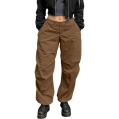 Jeans with Wide Leg, Women's Palazzo Cargo Comfortable Baggy Relaxing Trousers Clothes Loose Casual High Waisted Cuddly Jeans Work Trousers Wide Leg Women's Elegant Y2K Harem Trousers