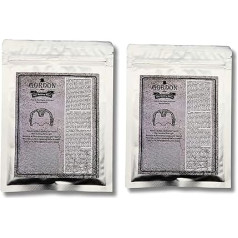 Gordon Haarfasern – 25 g Nachfüllpackung im wiederverschließbaren Beutel, sofortige Abdeckung für dünner werdendes Haar (2 x braun - braun)