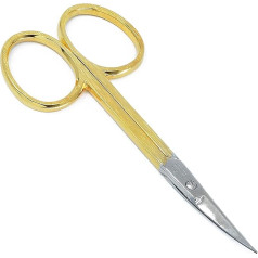 Camila Solingen CS05 3 1/2 Inch Professional Gold Plated Cuticle Scissors