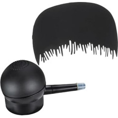 Pack of 2 Fibre Nozzle Hair Powder Hair Styling Tool Hair Loss Hair Treatment Hair Loss Hair Filler Powder Sprayer Hair Powder for Thinning Hair Hair Comb Silica Gel Black Healeved