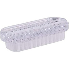Ruiqas Hand and Nail Brush Washer Double Sided Cleaning Brushes Toe and Fingernail Cleaner Cleaning Tool - White