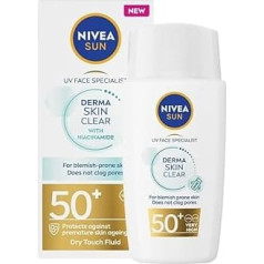 NIVEA SUN Derma Blemish Control Sun Cream with Niacinamide SPF50+, 40 ml