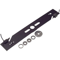 Ratioparts Knife Rake Length 410 mm Round 20.8 mm AB Oval 10 x 35 mm Power Rake Black