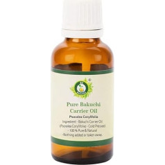 R V Essential Pure Bakuchi Carrier Oil 15 ml (0.507 oz) - Psoralea Corylifolia (100% Pure and Natural Cold Pressed) Pure Bakuchi Carrier Oil