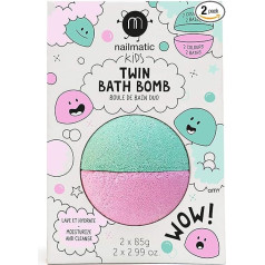 Nailmatic Duo Bath Bomb Pink Green