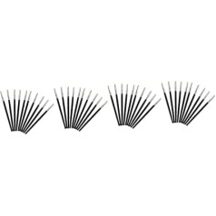 Eyelash Shaping Brush, Eyelash Brush, Makeup Brush, Eyelash Brush, Eyelash Brush for Eyelash Lifting, Mascara Brush, Eyelash Tool Wood Printing 40 Pieces