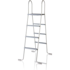 Gre ET1213 3 Step Galvanised Steel Non-Slip Pool Ladder Height 134 cm