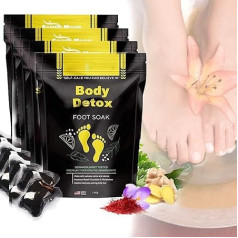Herbal Detox & Shaping Cleansing Foot Soak Beads, Slimwe Body Detox Foot Soak for Improved Circulation, Relaxation and Weight Loss (Pack of 4)