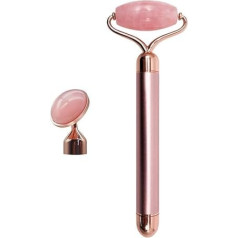 Portable 2 in 1 Electric Face Roller Set Gua Sha Beauty Massage Roller