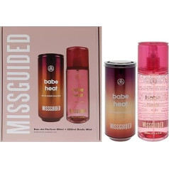 Babe Heat by Missguided for Women - 2 Piece Gift Set 2.7 oz EDP Spray, 7.4 oz Body Mist