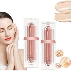 Vc BB Cream, Vc Water Light BB Cream, Korean 3-in-1 Makeup Cream, 5-in-1 Bird's Nest Peptide Hydrating Foundation, VC Hydrating Foundation (1 Piece, Ivory + Natural)