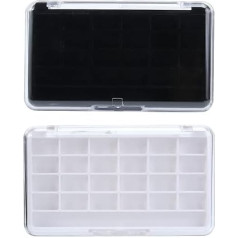 Lurrose 2pcs 24 Grids Makeup Palette Lipstick Lip Balm Eyeshadow Blush