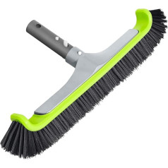 Sepetrel Pool Wall Cleaning Brush Head, Heavy Duty Aluminium Indoor & Above Ground Brush with Curved Ends and High Quality Strong Bristles