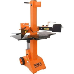 ATIKA 301731 Hydraulic Splitter ASP 8 N-2 Short Wood Splitter up to 550 mm | 8 Tonnes Splitting Force 8t | Firewood Splitter 400 V | Wood Splitter Standing 3500 W