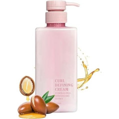 Curl Defining Styling Cream, Anti-Frizz Moisturiser, Curl Definition and Activator Cream, Charming Curl Definition Cream, Frizz Control Cream, Portable Curl Definition Cream for Fine