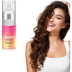 Powder Dry Shampoo, Travel Size Dry Shampoo for Oily & All Hair Colours Hair, Volumising Dry Shampoo Powder, No White Cast Powder Dry Shampoo for Women & Men Travel