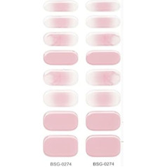 Waterproof Nail Stickers Self-Adhesive Semi-Hardened Gel Nail Foils Art Decorations Decals Polish Manicure Accessories