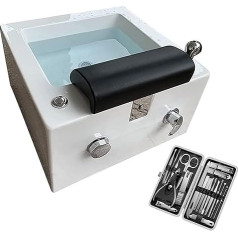 Foot Spa Pedicure Bowl with Pedicure Tool - Portable Foot Bath for Massage, Acrylic Pedicure Chair Shampoo Sink - Relax and Pamper Your Feet at Home or in the Salon