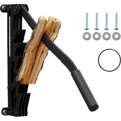Umelee Wood Splitter Wall Mounting, Hand Log Splitter, Small Wood Splitter, Manual Firewood Splitter, Labour-Saving Kindling Splitter, Wood Splitter for Home and Outdoor Use