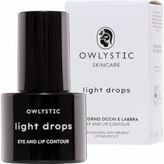 OWLYSTIC Anti-wrinkle cream for eyes and lips, reduces wrinkles and pockets. Organic, 100% natural origin, 15 ml