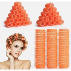 36 Small Hair Rollers 1.5cm (Orange)