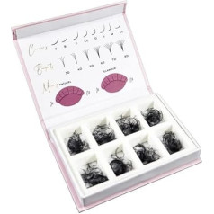 Bouquet of 8 to 15 Mixts 3D 5D 6D 0.07CC or D 800 Bouquets in Russian Volume Boxes, French Brand, Powder (Vrac 5D 0.07 D 8-15 Mixt)