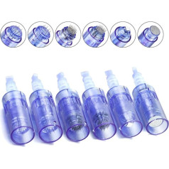 LYY 20-Piece Micro Needle Tip for Dr. Pen A6, Square Nano/Round Nano / 9/12/36/42 Pin Electric Micro Needle Cartridge, Round Nano Pin