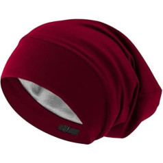 Seidenhaarhaube zum Schlafen, gefütterte Schlafmützen für Damen und Herren, Nachthaarwickel für lockiges Haar