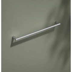 Keuco Metal Chrome Bath Towel Rail 60cm Wide Bathroom Sauna Towel Holder Wall Mounted Towel Bar Reva