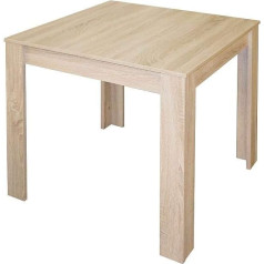 Storado.de Pit 0566 Dining Table 80 x 80 Rough-Sawn Oak
