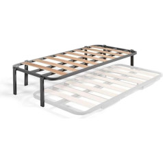 ‎Hogar24 Es HOGAR24 ES Upper slatted frame with 6 legs, 105 x 190 cm, without mattress, 105 x 190 cm