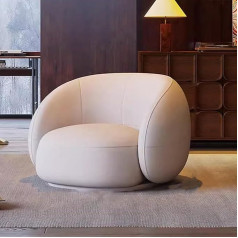 Generisch Accent Chair Barrel Chair Modern Comfortable Sofa Chair Reading Chair Armchair for Living Room Study Office Apartment Reception Couch Green