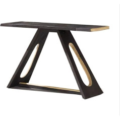 Generisch Solid Wood Console Table Vintage 130cm Entrance Table for Living Room Narrow Sofa Table for Hallway Entrance Table Behind Couch Foyer Entrance Cabinet