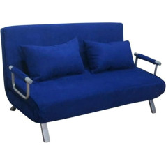 Italfrom Sofa Bed Blue Sofas 155 x 69 x 83h Children's Sofa Bed 2 Seats
