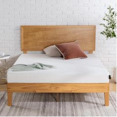 Zinus Conventional Memory Foam Mattress, White, 150 x 190 cm