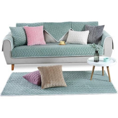 ‎Petcute PETCUTE Sofa Protection, Sofa Cover, Non-Slip Scratch Protection, Dog/Cat Sofa Throw, Dog Blanket, Corner Sofa, Protective Cover, Sofa Cover for Living Room, Green, 90 x 120 cm