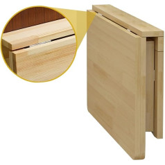 Generisch Klappbarer Tisch zur Wandmontage, für kleine Räume, platzsparend, hängender Schreibtisch für Küche und Mehrzweckgebrauch (90 x 50 cm)