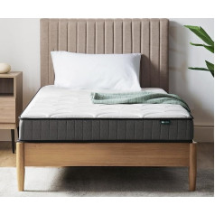 Zinus Hybrid Mattress Foam Polyester Pocket Spring White Single