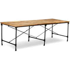 Vidaxl Table de salle à manger Bois de manguier massif 240 cm