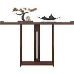 Generisch Narrow Console Table with Wooden Top for Living Room, Hallway, Space Saving Console, Sofa Tables, Behind Couch, Modern Radiator Side Table for Home Decoration