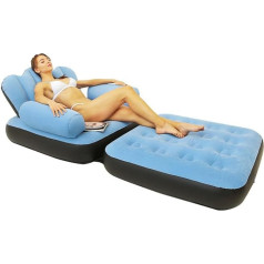 Generic Inflatable Couch - Air Lounge Sofa for Relaxing, Portable Outdoor and Indoor Couch | Robust Inflatable Sofa for Home, Camping or Travel, Easy Assembly, Comfortable, Lightweight Design