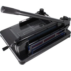 HFS (R) Heavy Duty Paper Cutter Commercial Metal Base (A4-12