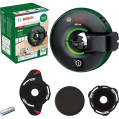Bosch All-in-One-Linienlaser Atino der 2. Generation mit abnehmbarem und feststellbarem Maßband (horizontale und vertikale Ausrichtung, einfache Befestigung an rauen und glatten Oberflächen im Karton)