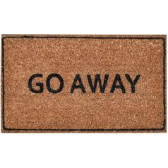 NINAMAR Go Away Doormat Natural Coconut Fibre 75 cm x 44 cm