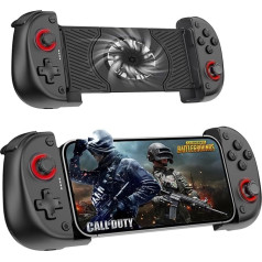 Joso Mobile Gaming Controller for Android, iPhone Series - Remote Control Play PS5/PS4/Xbox/PC, COD, Emulators, Genshin Impact & More, Android for PUBG, Cooling Fan