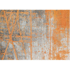 Wash&Dry rustic door mat, Acrylic, Orange, 170 x 240 x 0.9 cm