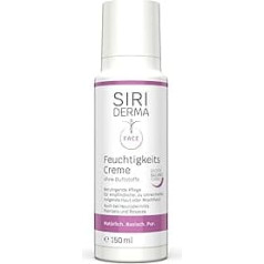 SIRIDERMA Moisturising Cream Basic Face Care for Sensitive Skin Also for Rosacea, Acne, Neurodermatitis and Psoriasis (without Perfume, 150 ml)