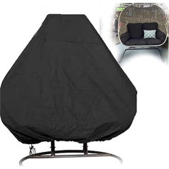 Hammock Swing Egg Willow Stand Seat Cover for Patio Garden Outdoor (Double 230x200cm)